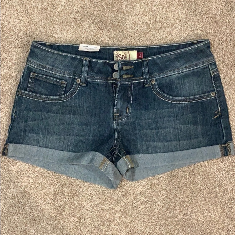 Brand new SO jean shorts